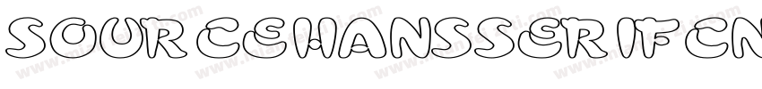 SOURCEHANSSERIFCN HE字体转换